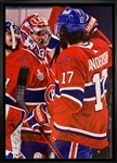 Carey Price and Josh Anderson Montreal Canadiens Dual-Signed Framed 20x29 Celebration Canvas