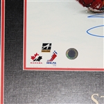 Steve Yzerman Signed 2002 Team Canada Etched Mat