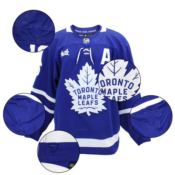 Mitch Marner Game Used Jersey (Used during the 23 Game Point Streak) (9 Points, 2 Goals, 7 Assists)