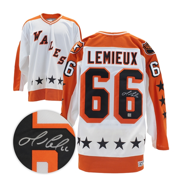 Mario Lemieux Signed 1986 All-Star Game CCM Replica Jersey