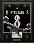 Alex Ovechkin Signed Framed 22/23 Reverse Retro Adidas Auth. Jersey