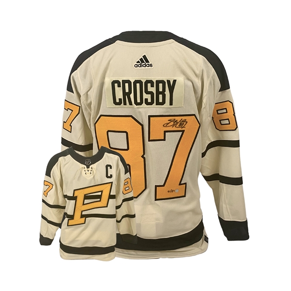 Sidney Crosby Signed Pittsburgh Penguins 2023 Winter Classic Adidas Auth. Jersey (Limited Edition of 87)