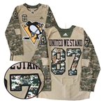 Sidney Crosby Signed Jersey Penguins Camouflage Military Appreciation Adidas (Limited Edition 8 of 8)