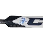 Connor Hellebyck Signed Game Model Stick