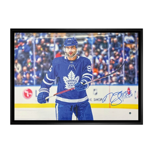 Mark Giordano Toronto Maple Leafs Signed 20x29 Close-Up Canvas