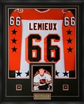 Mario Lemieux Signed 1985 All-Star Game CCM FRAMED Jersey