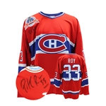 Patrick Roy Signed Vintage Mitchell&Ness Red Jersey Canadiens