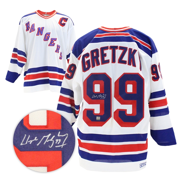 Wayne Gretzky Signed New York Rangers CCM Jersey