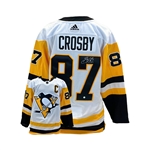 Sidney Crosby Signed Jersey Penguins White Adidas