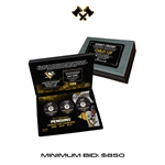 Sidney Crosby Signed 3x Stanley Cup Champions Point Pucks in Deluxe Case (Limited Edition of 87)