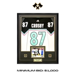 Sidney Crosby Signed Jersey Framed 2023 Eastern Conference All-Star Adidas White (Limited Edition of 87)