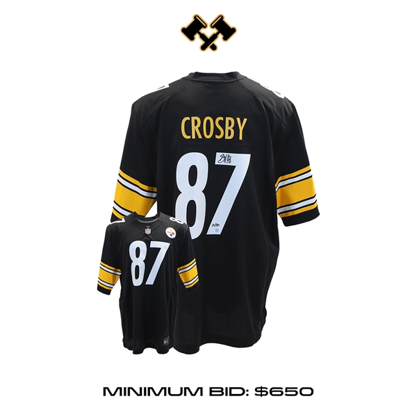 Sidney Crosby Signed Jersey Pittsburgh Steelers Nike Game Jersey (Limited Edition of 87)