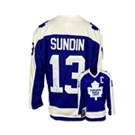 Mats Sundin Signed Leafs Fanatics Vintage Jersey 