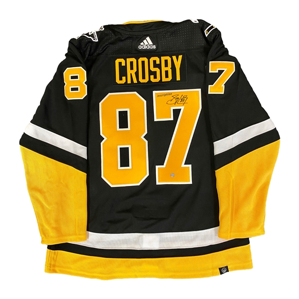 Sidney Crosby PERSONALIZED Penguins Adidas Auth. Third Jersey