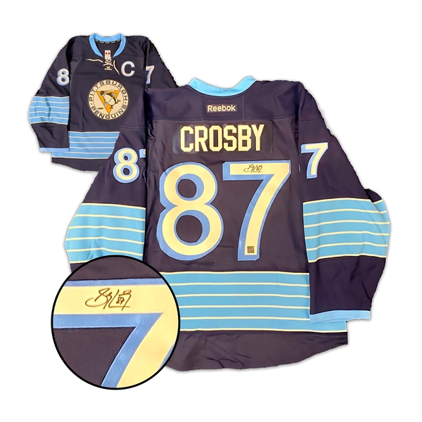 Sidney Crosby Signed Jersey Penguins 2011 Alternate Team Issued Reebok