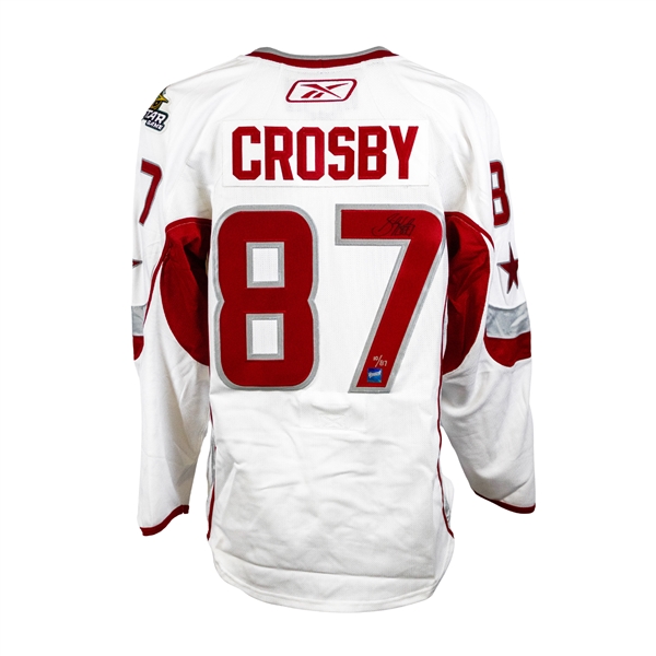 Sidney Crosby Signed Jersey NHL NHL All-Star 2007 PRO White (Limited Edition of 10/87)