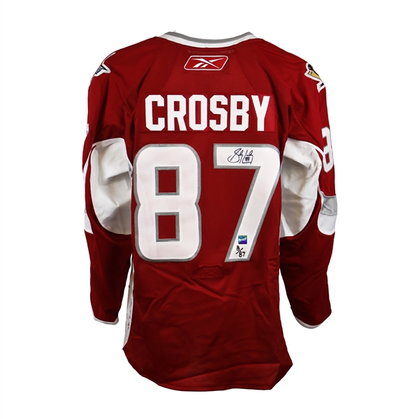 Sidney Crosby Signed Jersey NHL NHL All-Star 2008 PRO Red (Limited Edition of 3/87)