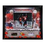 Wayne Gretzky/Mario Lemieux Team Canada Dual Embedded Signature Frame