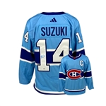 Nick Suzuki Signed Montreal Canadiens 2022 Reverse Retro Adidas Auth. Jersey Jersey