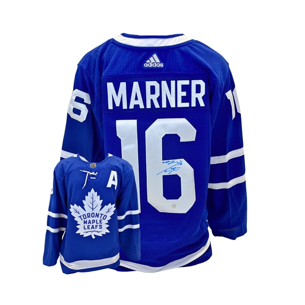 Mitch Marner Signed Toronto Maple Leafs Blue Adidas Authentic Jersey