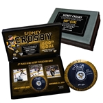 Sidney Crosby Signed Puck in Deluxe Case Insc "600 Goals" L/E 2/87