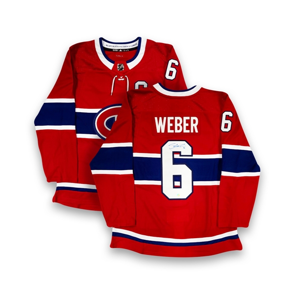 Shea Weber Signed Jersey Canadiens Red Fanatics Premium