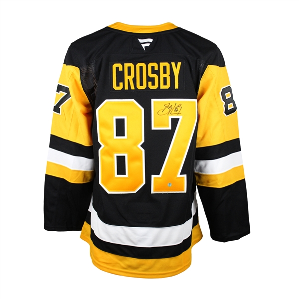 Sidney Crosby Signed + Personalized Jersey Pittsburgh Penguins Black Fanatics Premium