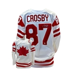 Sidney Crosby Signed Team Canada Replica 2022 Olympics White Jersey