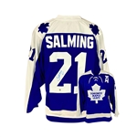 Borje Salming Signed Toronto Maple Leafs Team Classic Adidas