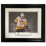 Sidney Crosby Pittsburgh Penguins Signed Framed 16x20 Spotlight Photo (Limited Edition of 87)