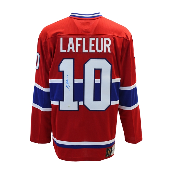 Guy Lafleur Signed Jersey Canadiens Red Vintage Fanatics