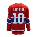 Guy Lafleur Signed Jersey Canadiens Red Vintage Fanatics