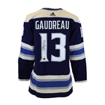 Johnny Gaudreau Signed Jersey Columbus Blue Jackets Third Adidas Auth.