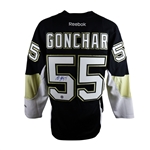 Sergei Gonchar Reebok Black Signed Jersey