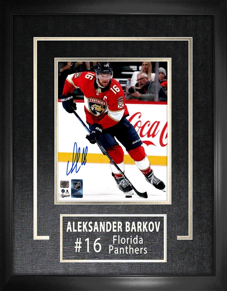 Aleksander Barkov Florida Panthers Signed Framed Home 8x10 Photo