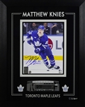 Matthew Knies Signed 8x10 Leafs PhotoGlass Frame