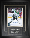 Roope Hintz Signed Framed Dallas Stars 8x10 Photo Away