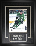 Roope Hintz Signed Framed Dallas Stars 8x10 Photo Home