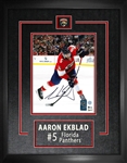 Aaron Ekblad Signed 8x10 Etched Mat Panthers Shooting