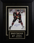 Brady Tkachuk Signed Ottawa Senators Etched 8x10