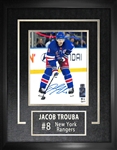 Jacob Trouba Signed Framed New York Rangers 8x10 Photo Home