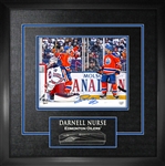 Darnell Nurse Edmonton Oilers Signed Framed 8x10 Photo With McDavid