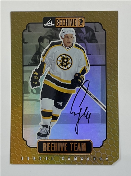 Sergei Samsonov Signed Jumbo Beehive Card