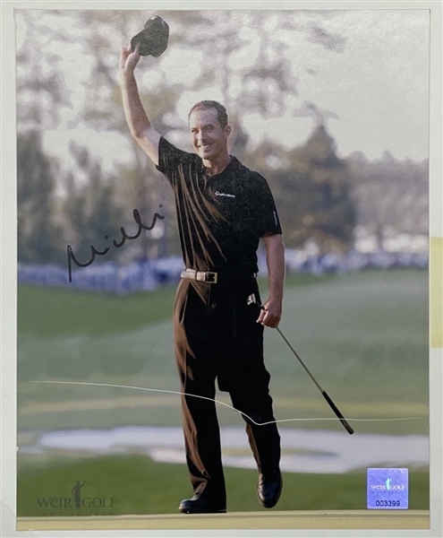 Mike Weir Unframed Signed 8x10 Photo "scratched"