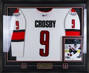 Sidney Crosby Signed Framed Jersey 2005 Team Canada World Juniors Game Model Nike White