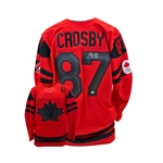 Sidney Crosby Signed Team Canada Replica 2022 Olympics Red Jersey