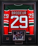 Martin Brodeur Signed Framed Jersey New Framed Jersey Devils Rookie Fanatics Vintage