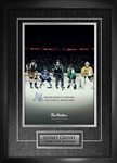 Sidney Crosby Pittsburgh Penguins Signed Framed Jump the Boards Print