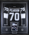 Tanner Pearson Signed Framed Los Angeles Kings Bauer Jersey