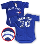 Josh Donaldson Signed Toronto Blue Jays Blue Pro Game Model Jersey